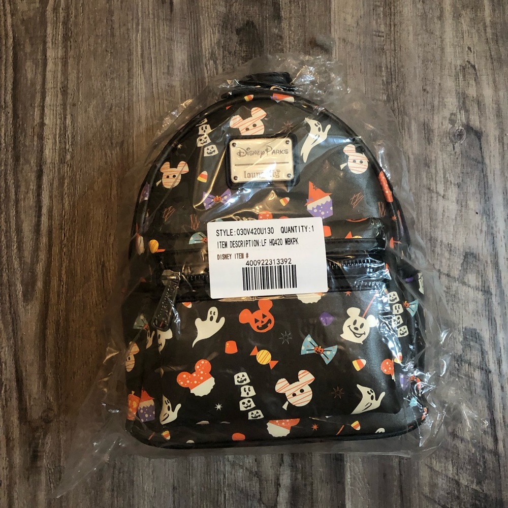 Disney parks Halloween snack backpack